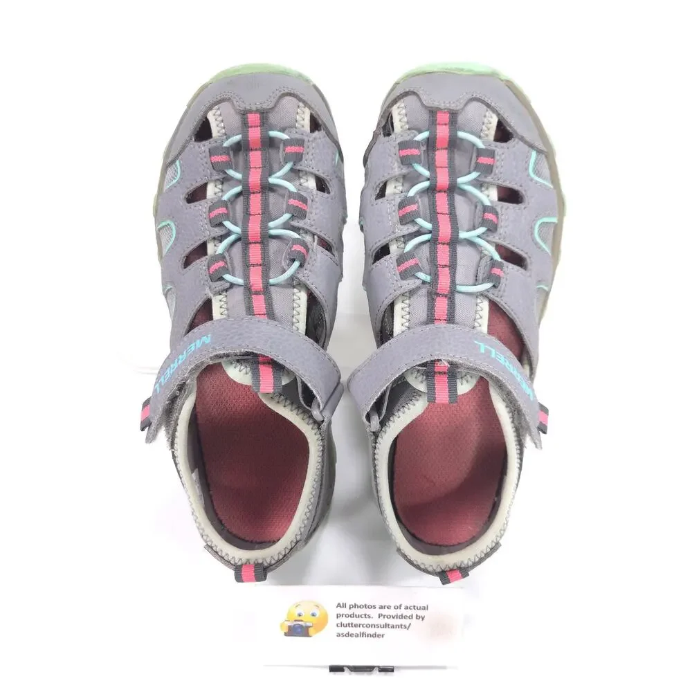 Merrell Hydro H2O Hiker Outdoor Hiking Youth Sandal Girls Size 4 MY57961 Gray